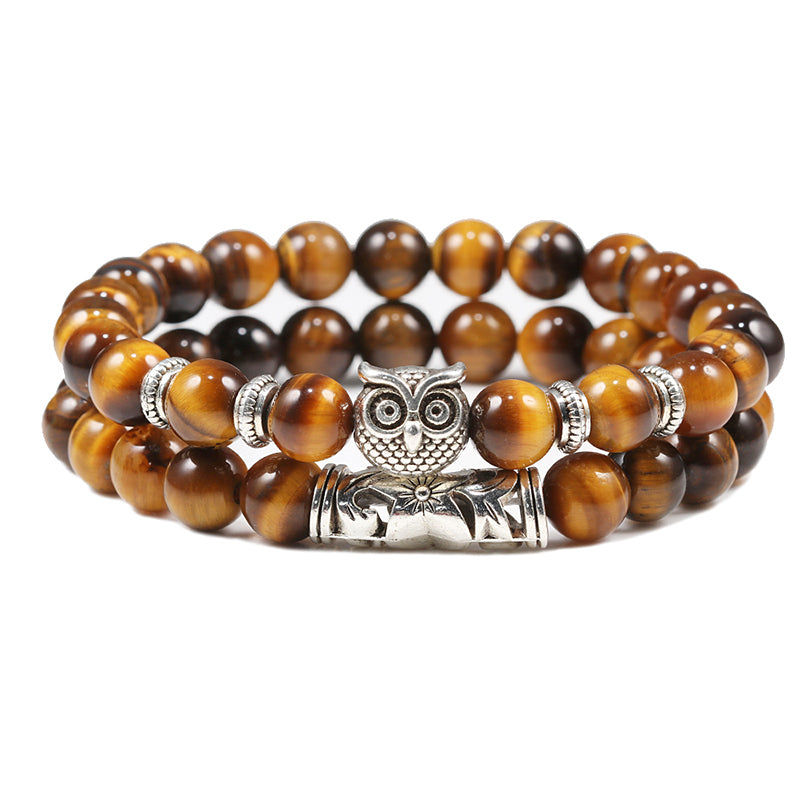 bracelet-oeil-de-tigre-hibou-fleur-fond-blanc