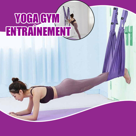 elastique musculation yoga aerien etirement jambes